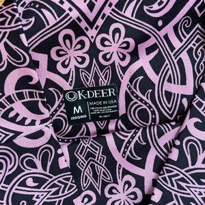 K-Deer pattern leggings